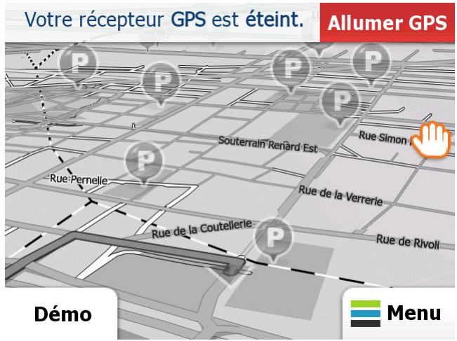 MAPPY MINI 290 - Définition d'un nouveau point de départ de l'itinéraire - 5