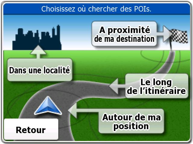 MAPPY MINI 290 - Sélection de la destination à partir d'autres POI par catégorie - 2