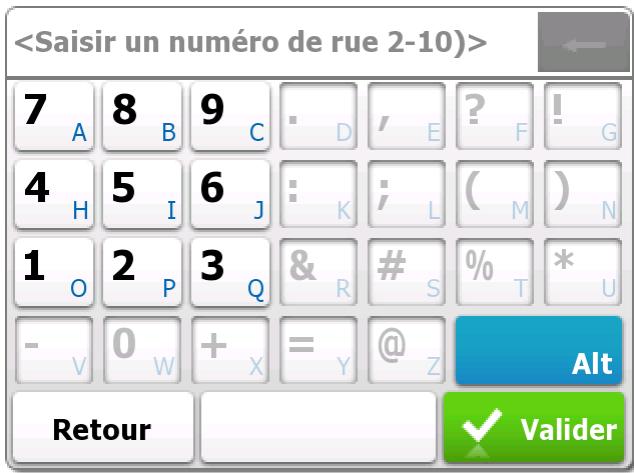 MAPPY MINI 290 - Chercher l'adresse - 11