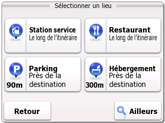 MAPPY MINI 290 - Sélection de la destination à partir des POI à l'aide de la recherche rapide - 4