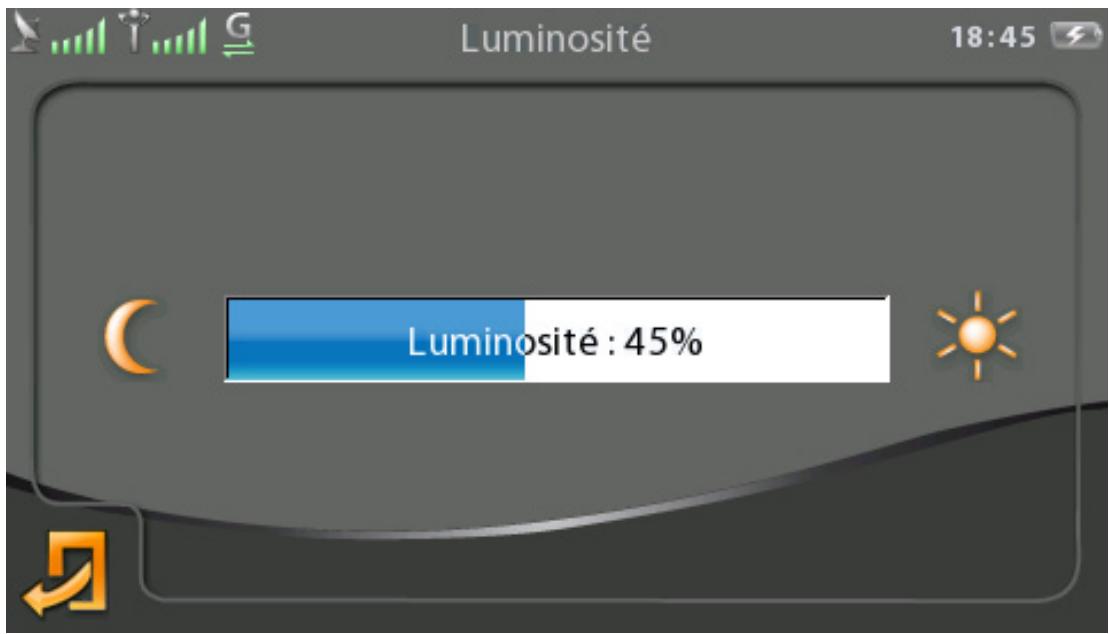 MAPPY ULTI 590 CONNECT - - Modifications de la luminosité - 1