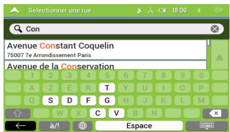 MAPPY ULTI S556 - Sélectionner une intersection dans une ville - 3