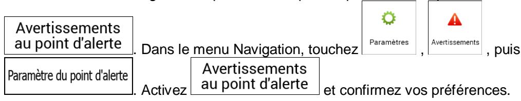 MAPPY ULTI S556 - Ajouter un point d'alerte - 1