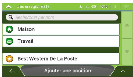 MAPPY ULTI S559 EUROPE - Sélectionner un lieu enregistré - 3