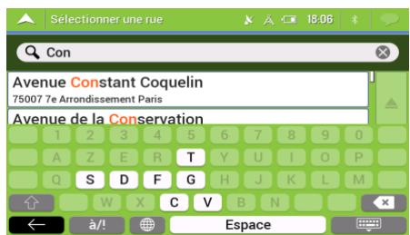 MAPPY ULTI S559 EUROPE - Sélectionner le point central d'une rue - 3