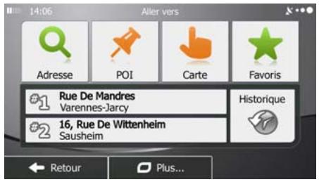 MAPPY ULTI X570 - Déterminer un nouveau point de départ de l'itinéraire - 4