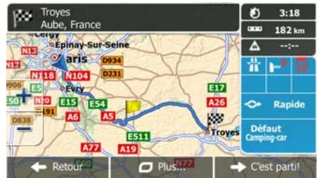 MAPPY ULTI X570 - Saisir les coordonnées de la destination - 7