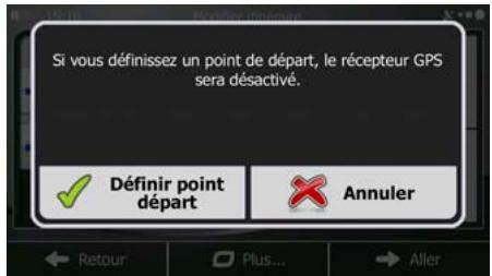 MAPPY ULTI X570 - Déterminer un nouveau point de départ de l'itinéraire - 3