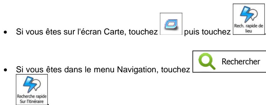MAPPY ULTI X570 - Recherche rapide pour un lieu d'intérêt - 1