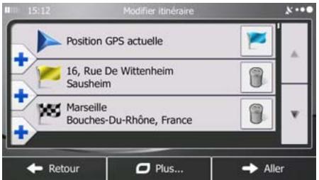 MAPPY ULTI X570 - Créer un itinéraire à partir de la liste de destinations (créer itinéraire) - 3