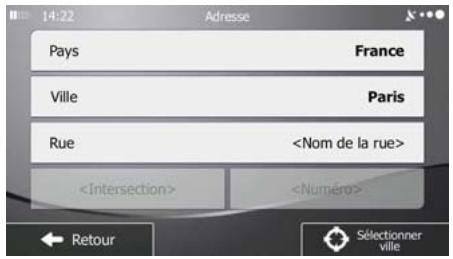 MAPPY ULTI X570 - Saisir une adresse - 1