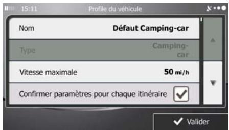 MAPPY ULTI X570 - Définition des paramètres du véhicule - 2