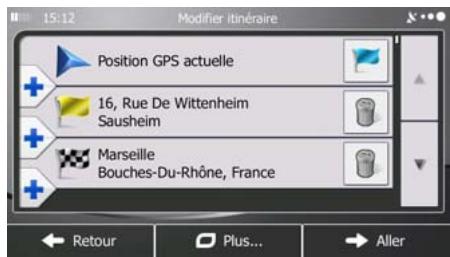 MAPPY ULTI X575 CAMP - Déterminer un nouveau point de départ de l'itinéraire - 1