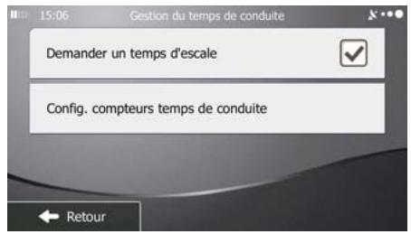 MAPPY ULTI X575 CAMP - Définition du temps d'attente aux étapes - 1