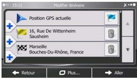 MAPPY ULTI X575 CAMP - Éditer la liste des destinations (modifier itinéraire) - 2