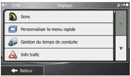 MAPPY ULTI X575 CAMP - Menu réglages - 2