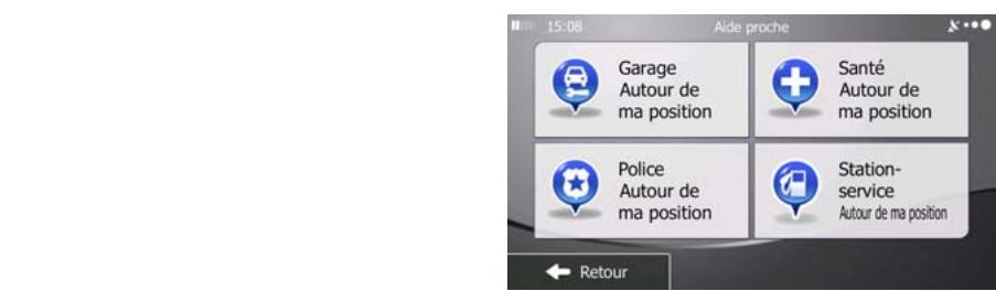 MAPPY ULTI X575 CAMP - Sélectionner une assistance à proximité depuis l'option « afficher ma position - 4