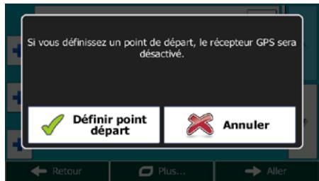 MAPPY ULTIE528 S, ULTI E528S - Déterminer un nouveau point de départ de l'itinéraire - 3