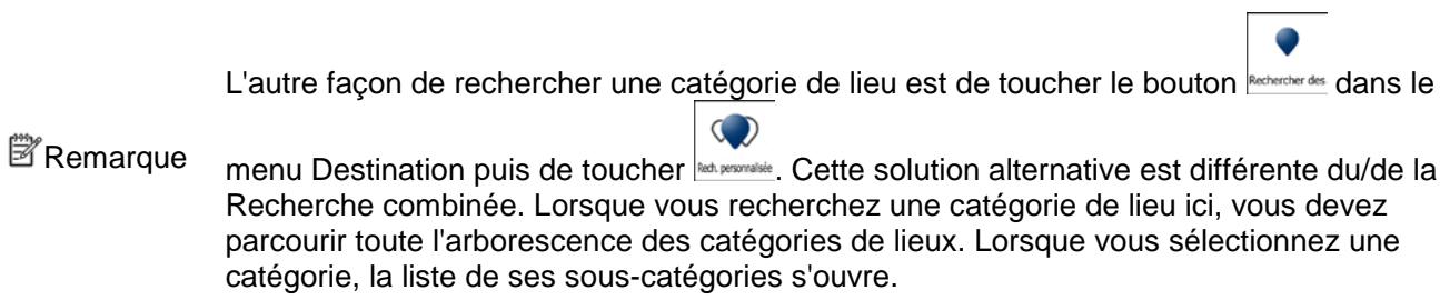 MAPPY ULTIE528 S, ULTI E528S - Recherche combinée — accéder à un lieu d'intérêt par sa catégorie - 6