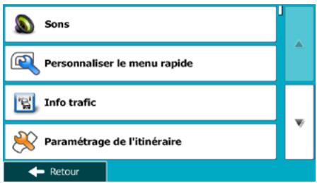 MAPPY ULTIE528 S, ULTI E528S - Menu réglages - 1
