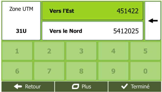 MAPPY X685 CAMPING CAR - Saisir les coordonnées de la destination - 2