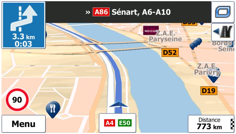 MAPPY X685 CAMPING CAR - Services de sortie d'autoroute - 1