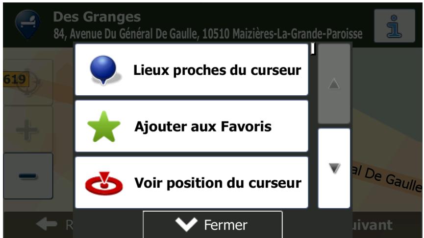 MAPPY X685 CAMPING CAR - Enregistrer un emplacement comme destination favorite - 2