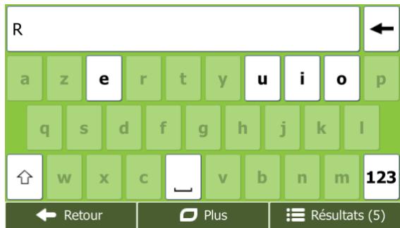 MAPPY X685 CAMPING CAR - Saisissez le nom de la rue de l'intersection : - 1