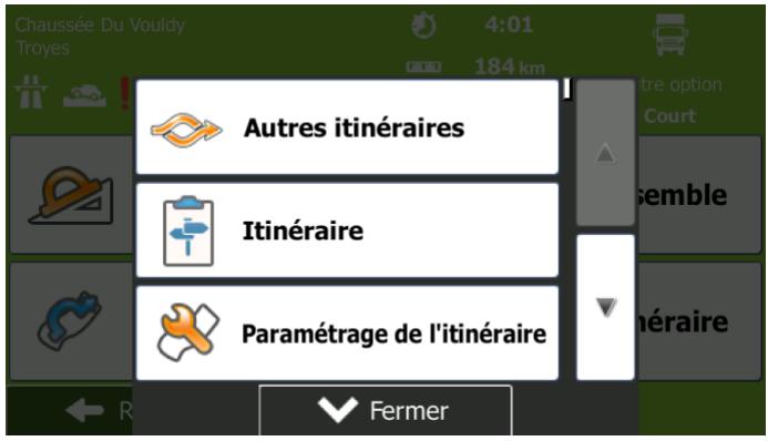 MAPPY X685 CAMPING CAR - Vérification des autres itinéraires pour un itinéraire existant - 2