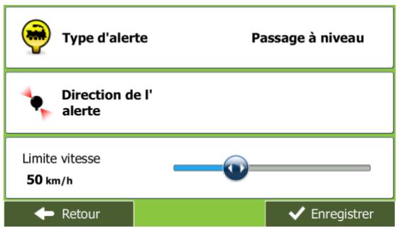 MAPPY X685 CAMPING CAR - Enregistrer un lieu comme point d'alerte - 3