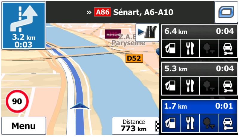 MAPPY X685 CAMPING CAR - Services de sortie d'autoroute - 2