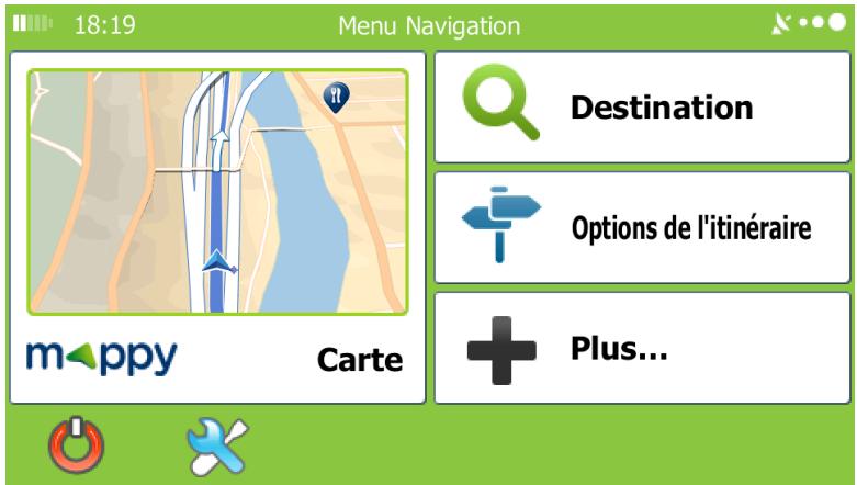 MAPPY X685 CAMPING CAR - Navigation sur la carte - 1