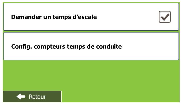 MAPPY X685 CAMPING CAR - Paramétrage des alertes au temps de conduite - 1