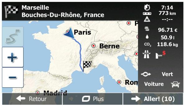 MAPPY X685 CAMPING CAR - Sélection d'un centre-ville comme destination - 6