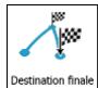 MAPPY X685 CAMPING CAR - Sélectionner une nouvelle destination lorsque vous avez déjà un itinéraire : Nouvel itinéraire, étape ou destination finale - 4