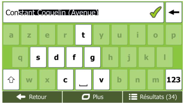 MAPPY X685 CAMPING CAR - Saisir une adresse avec un code postal - 3
