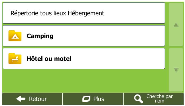 MAPPY X685 CAMPING CAR - Rechercher un lieu par catégorie - 5