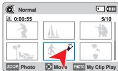 SAMSUNG HMX F90 & HMX-F90 - Pour régler le volume durant la lecture de vidéo - 5
