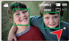 SAMSUNG HMX F90 & HMX-F90 - Exemple de la fonction de détection de visage - 1