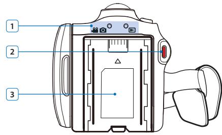 SAMSUNG HMX F90 & HMX-F90 - Vue Avant Gauche - 3