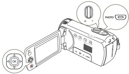 SAMSUNG HMX F90 & HMX-F90 - Pour régler le volume durant la lecture de vidéo - 4