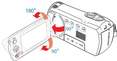 SAMSUNG HMX F90 & HMX-F90 - RACCORDER LE DISPOSITIF D'ATTACHE - 3