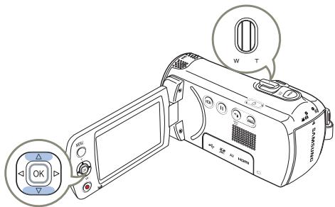 SAMSUNG HMX F90 & HMX-F90 - ZOOM AVANT/ARRIÈRE - 1