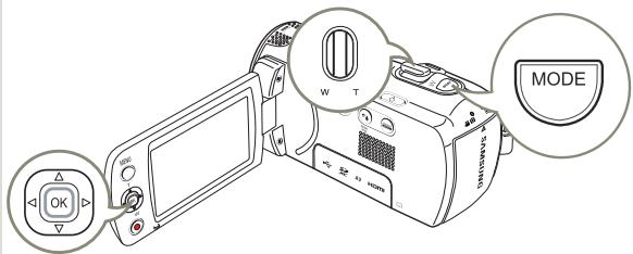 SAMSUNG HMX F90 & HMX-F90 - Visionnage de l'écran LCD de votre caméscope - 1