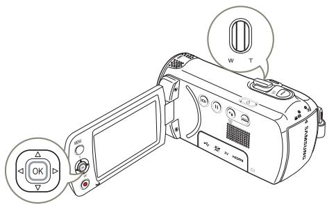 SAMSUNG HMX F90 & HMX-F90 - UTILISATION DU ZOOM EN COURS DE LECTURE DE PHOTO - 1