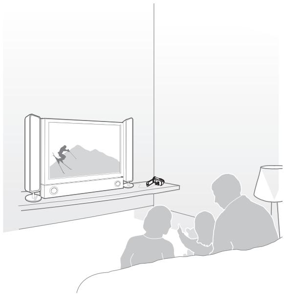 SAMSUNG HMX F90 & HMX-F90 - VISIONNAGE SUR UN ÉCRAN DE TÉLÉVISION - 6