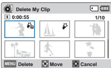 SAMSUNG HMX F90 & HMX-F90 - Delete My Clip (Supprimer My Clip) - 4