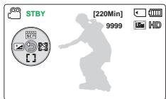 SAMSUNG HMX F90 & HMX-F90 - UTILISATION DU MENU DE RACCOURCIS (GUIDE OK) - 2
