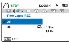 SAMSUNG HMX F90 & HMX-F90 - Time Lapse REC (Enr par interv) - 2