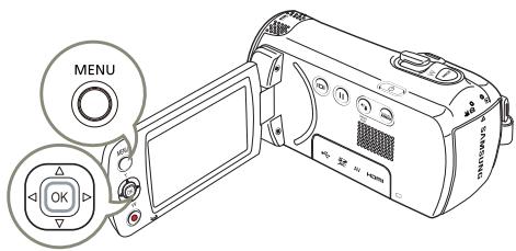 SAMSUNG HMX F90 & HMX-F90 - MANIPULATION DES MENUS - 2